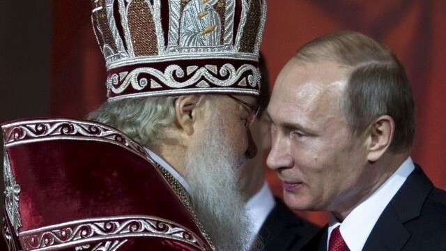 Patriarch Kirill Vladimir Putin (SITA/AP)